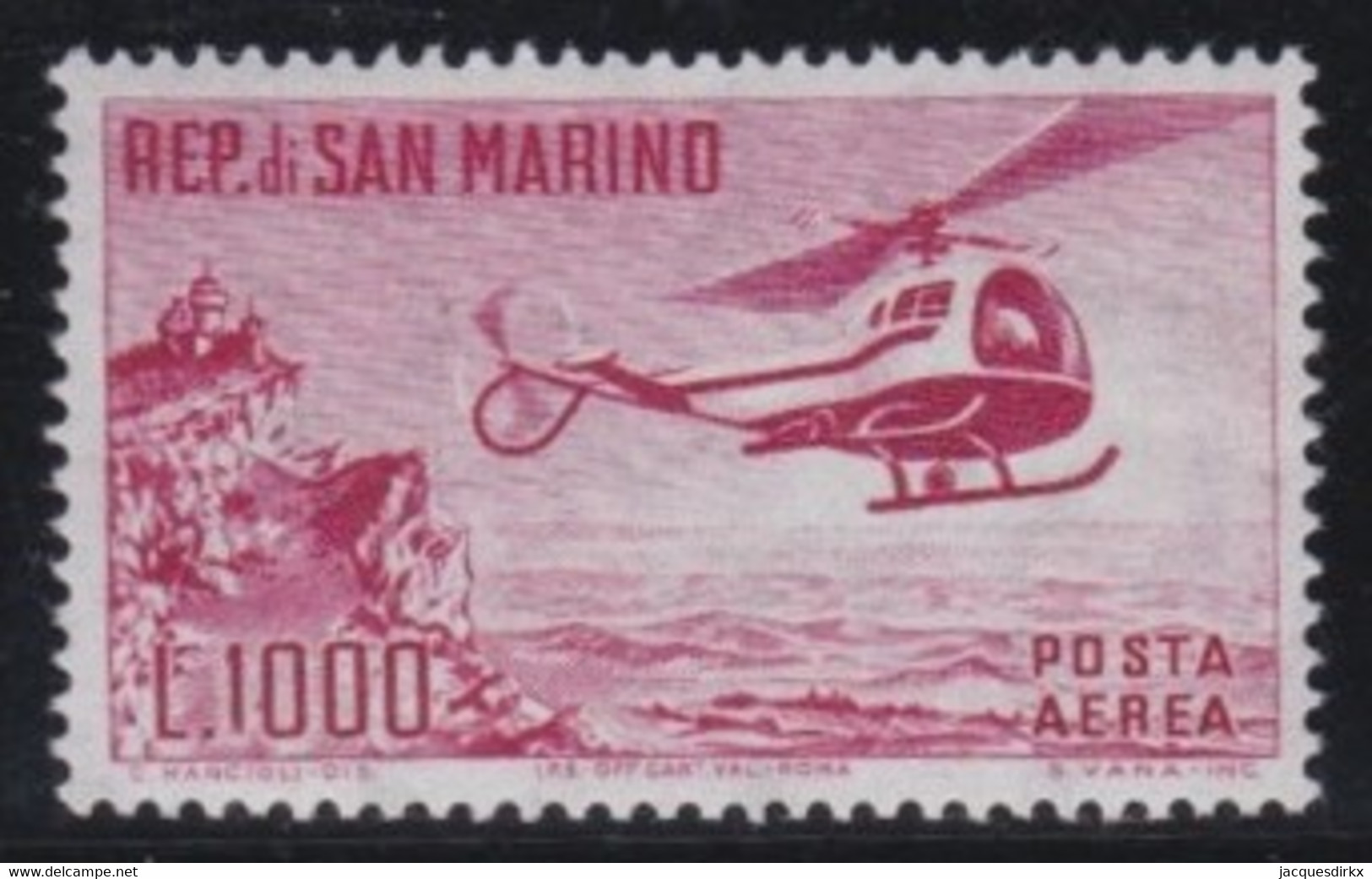 San Marino   .   Y&T    .   PA 127 (2 Scans)   .    **    .   MNH    .   /    .  Neuf Avec Gomme Et SANS Charnière - Airmail
