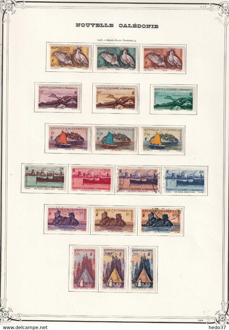 Nouvelle Calédonie - Collection Vendue Page Par Page - Timbres Neufs * Avec Charnière / Oblitérés - B/TB - Collezioni & Lotti