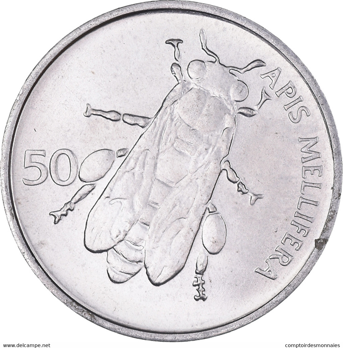 Monnaie, Slovénie, 50 Stotinov, 1993, TTB+, Aluminium, KM:3 - Slovénie