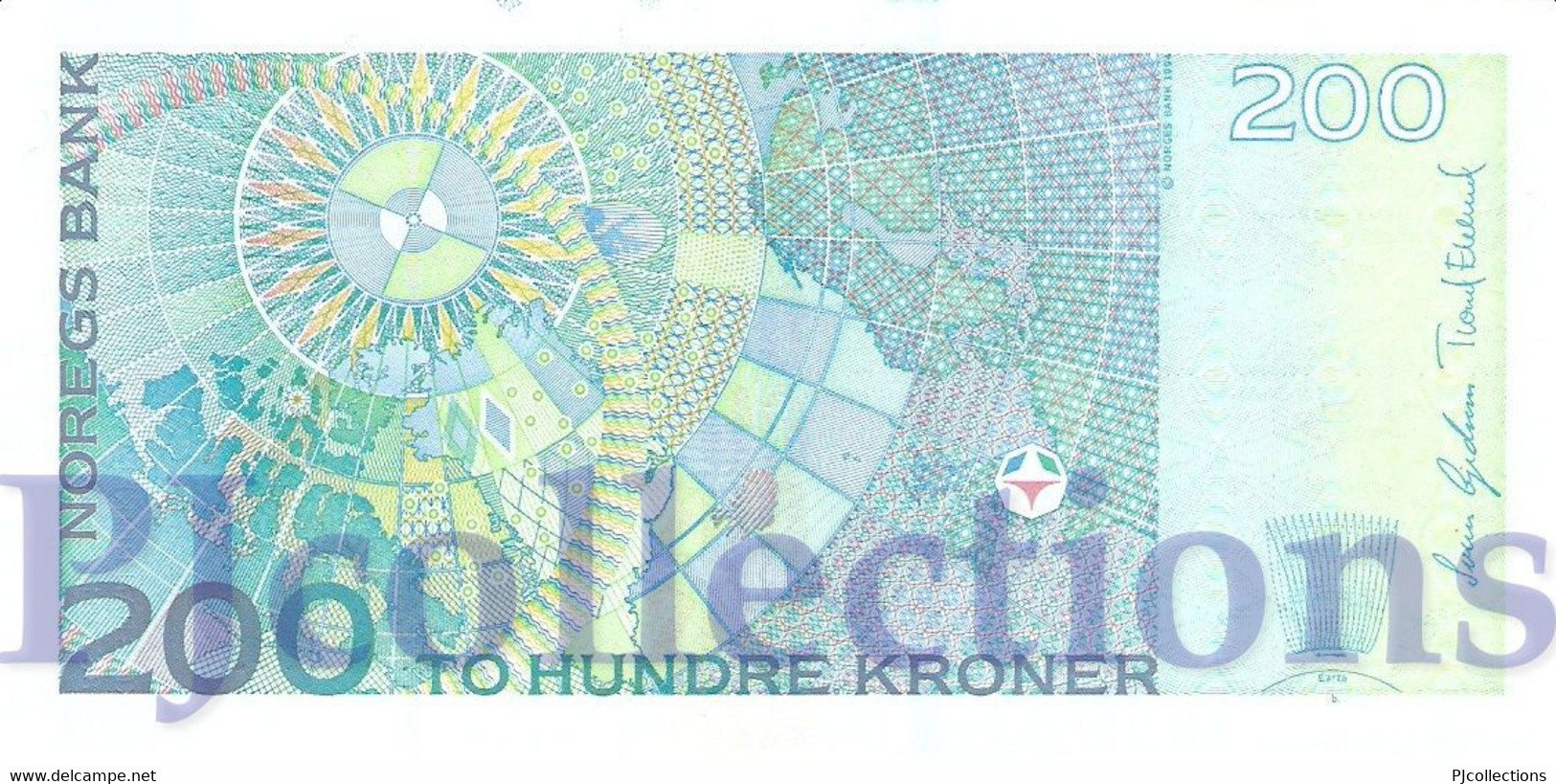 NORWAY 200 KRONER 2003 PICK 50b UNC - Norwegen