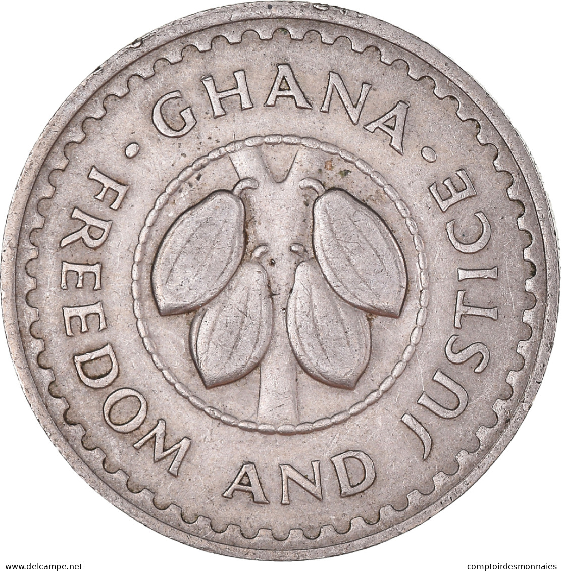 Monnaie, Ghana, 10 Pesewas, 1967, TB+, Cupro-nickel, KM:16 - Ghana