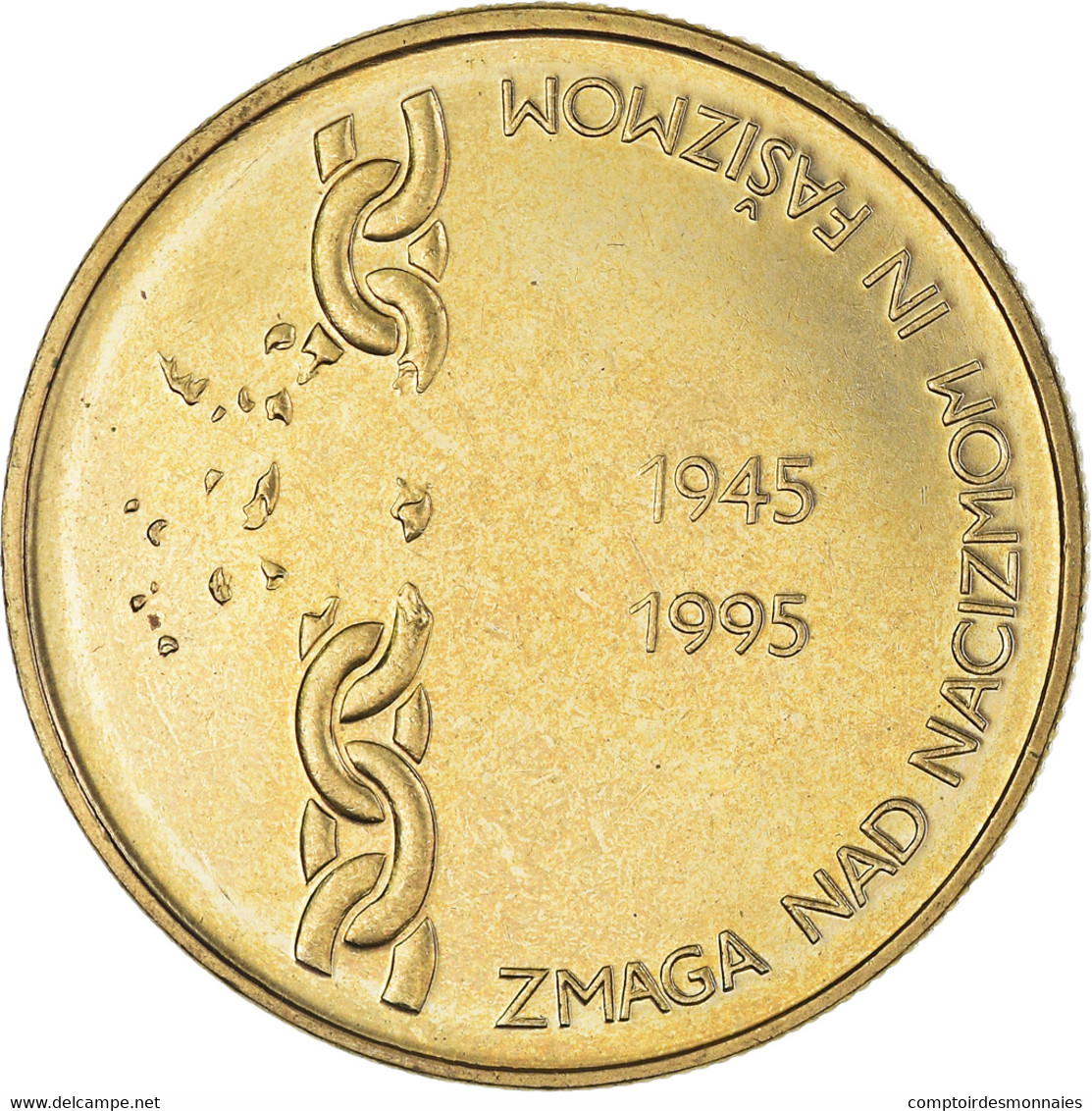 Monnaie, Slovénie, 5 Tolarjev, 1995, SUP, Nickel-Cuivre, KM:22 - Slovénie