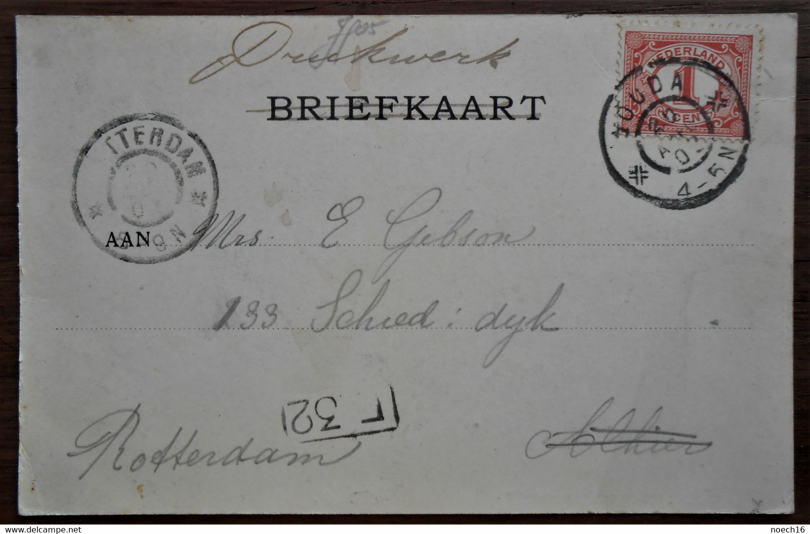 CPA NL Couleur 1902 - Gouda, Turfsingel - Gouda