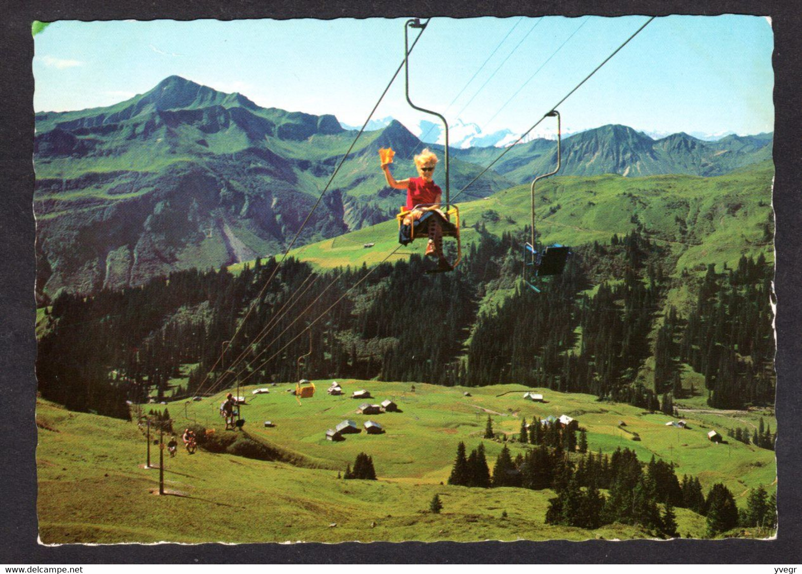 Autriche - Uga-Sessellift, Damüls, Bregenzerwald (Photo Branz N° 153) Télé-sièges - Bregenzerwaldorte