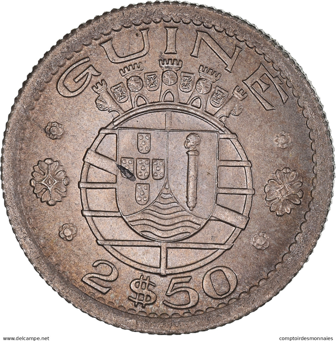 Monnaie, Guinée-Bissau, 2-1/2 Escudos, 1952, SPL, Cupro-nickel, KM:9 - Guinea Bissau