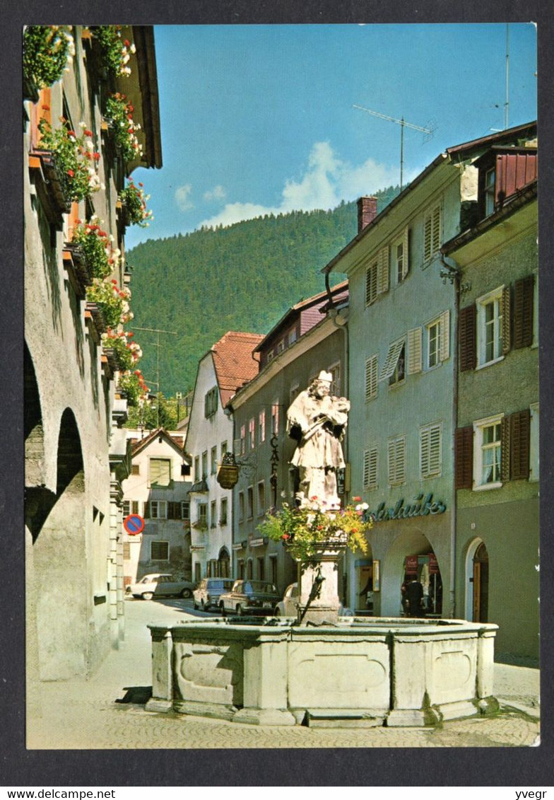 Autriche - BLUDENZ - Nepomukbrunnen ( Foto Hegenbart-Naier N° 25) Une Rue - Fontaine , Bassin , Statue - Bludenz