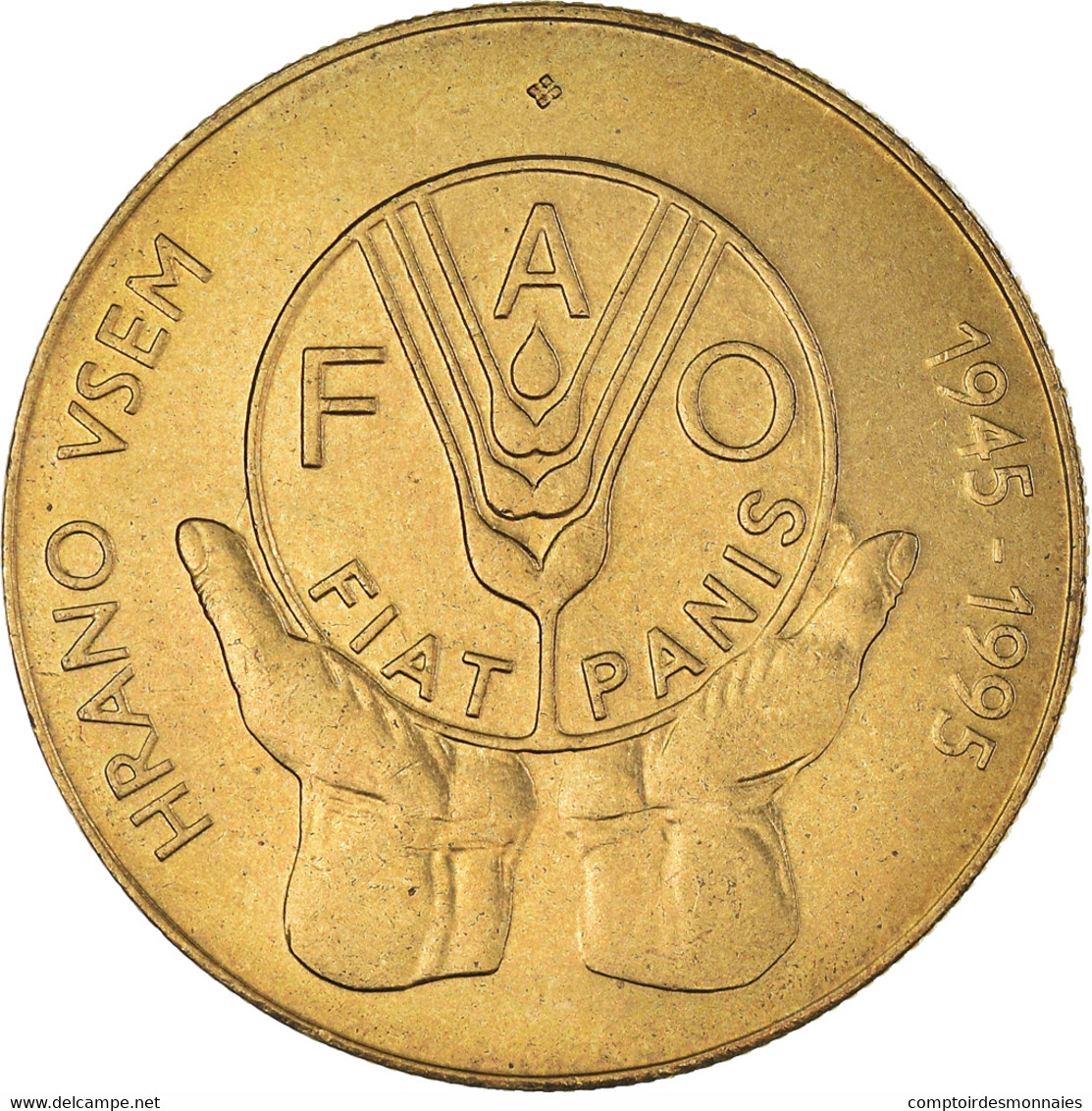 Monnaie, Slovénie, 5 Tolarjev, 1995, SUP, Nickel-Cuivre, KM:21 - Slovénie