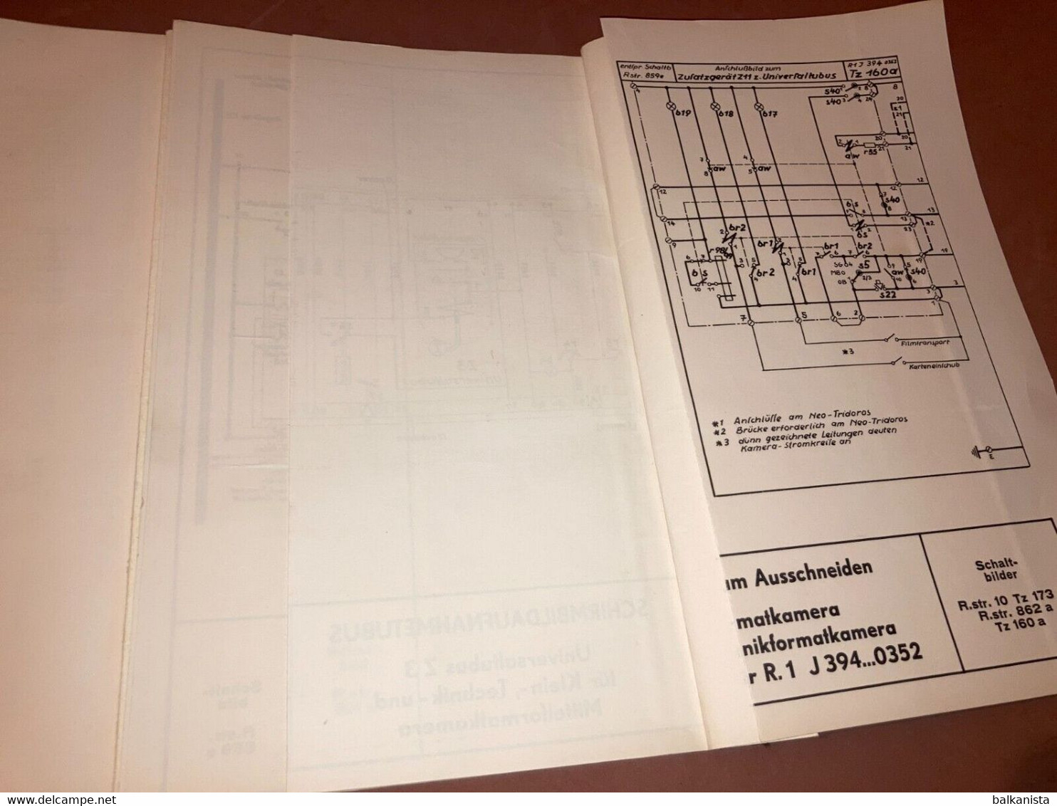Siemens X-Ray Radiology - Schirmbild-Zusatz Gebrauchs-Anleitung 1950's Booklet - Machines