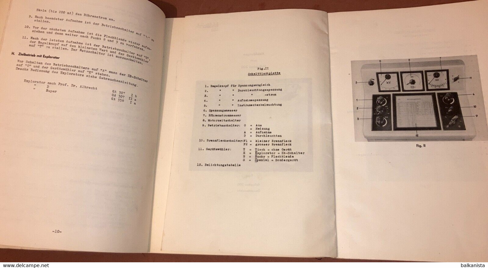 Siemens X-Ray Radiology - Tele Panthoscope Gebrauchs-Anleitung 1950's Booklet - Tools