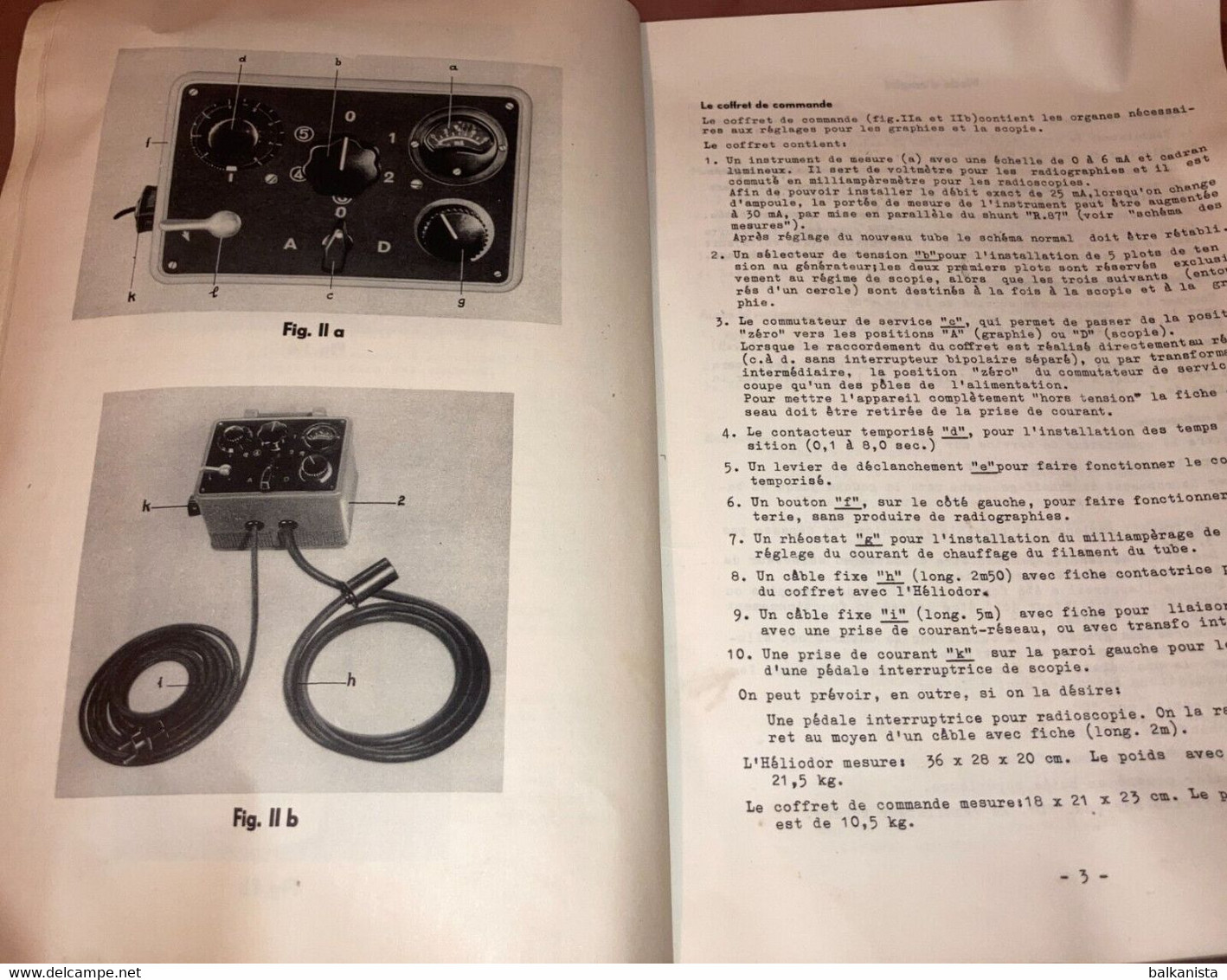 Siemens X-Ray Radiology - Heliodor Mode D'Emploi 1950's Booklet - Maschinen