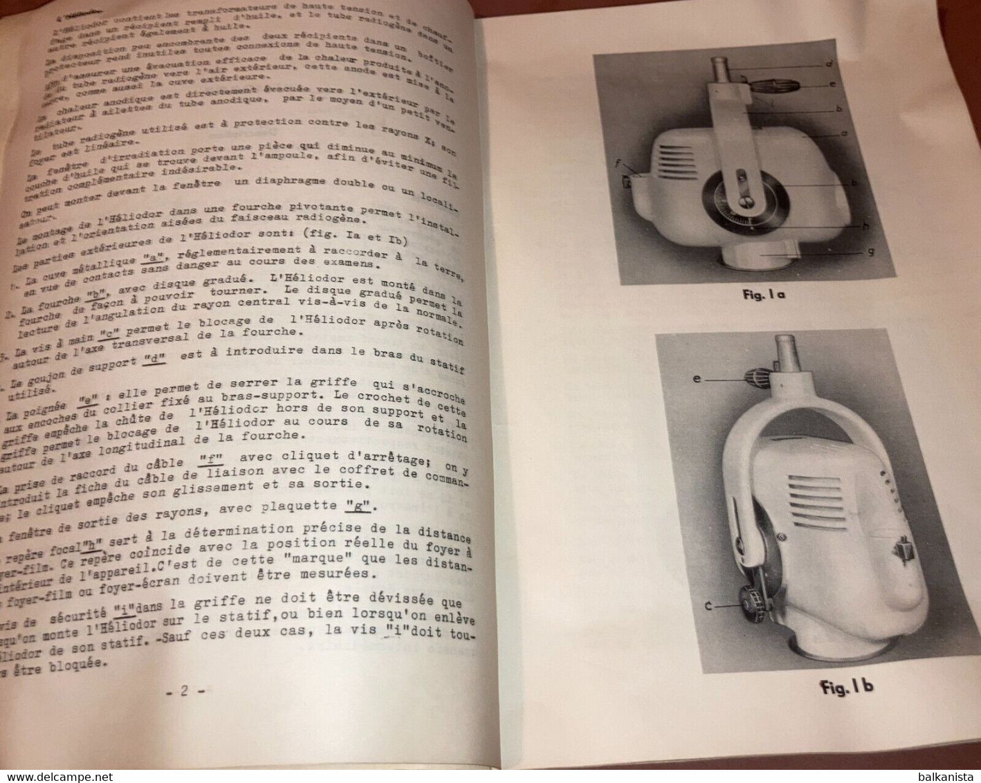 Siemens X-Ray Radiology - Heliodor Mode D'Emploi 1950's Booklet - Maschinen