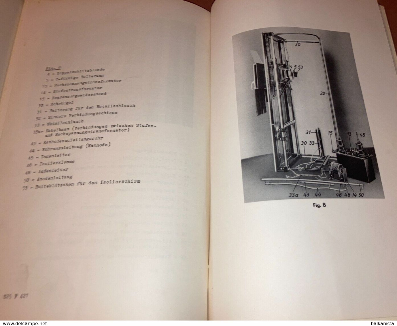 Siemens X-Ray Radiology - Helioskop 3 Gebrauchs-Anleitung 1950's Booklet - Machines