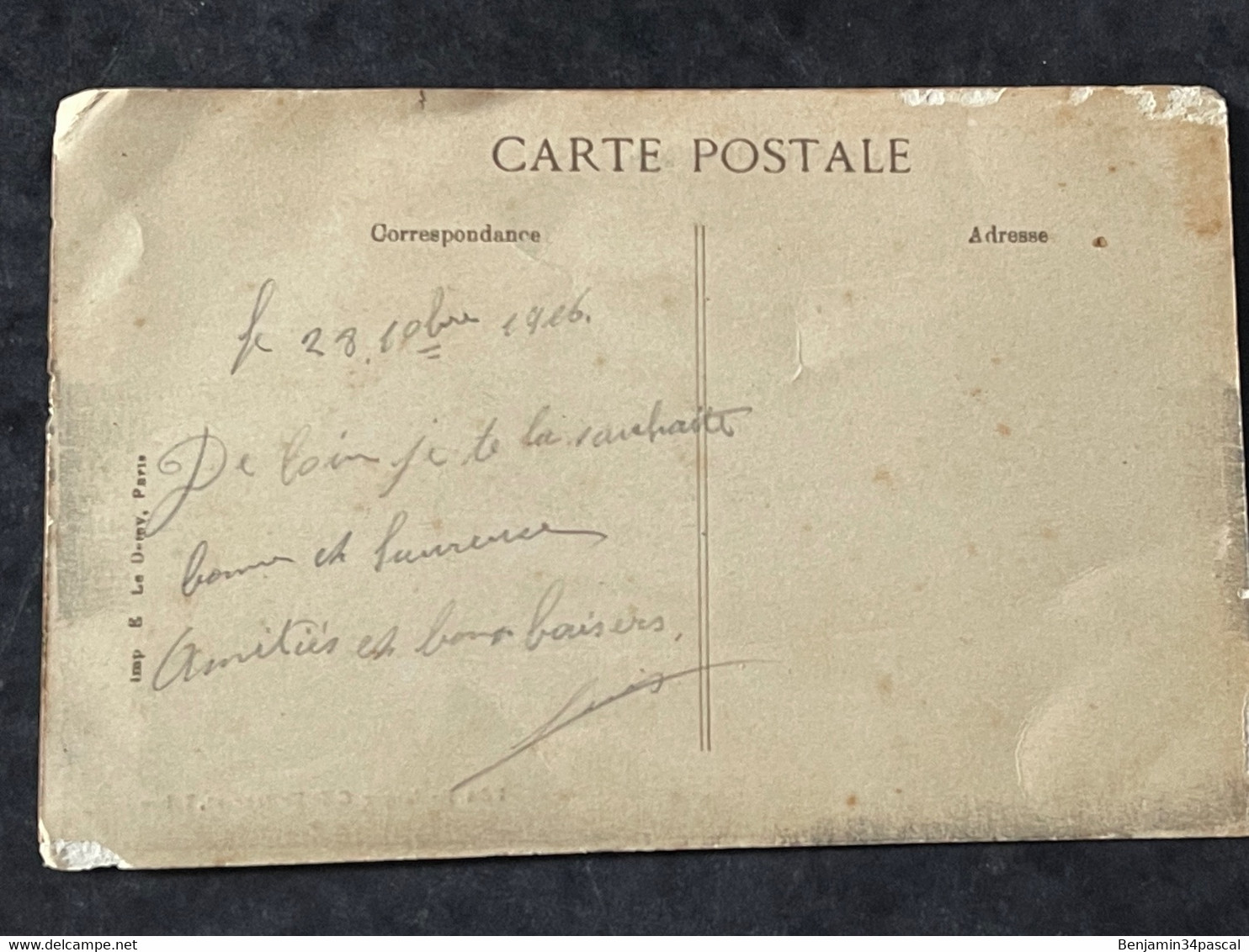Cpa 60 Longueil-Annel - L’Oise -( Péniches)- Ecrite En 1916 - Longueil Annel