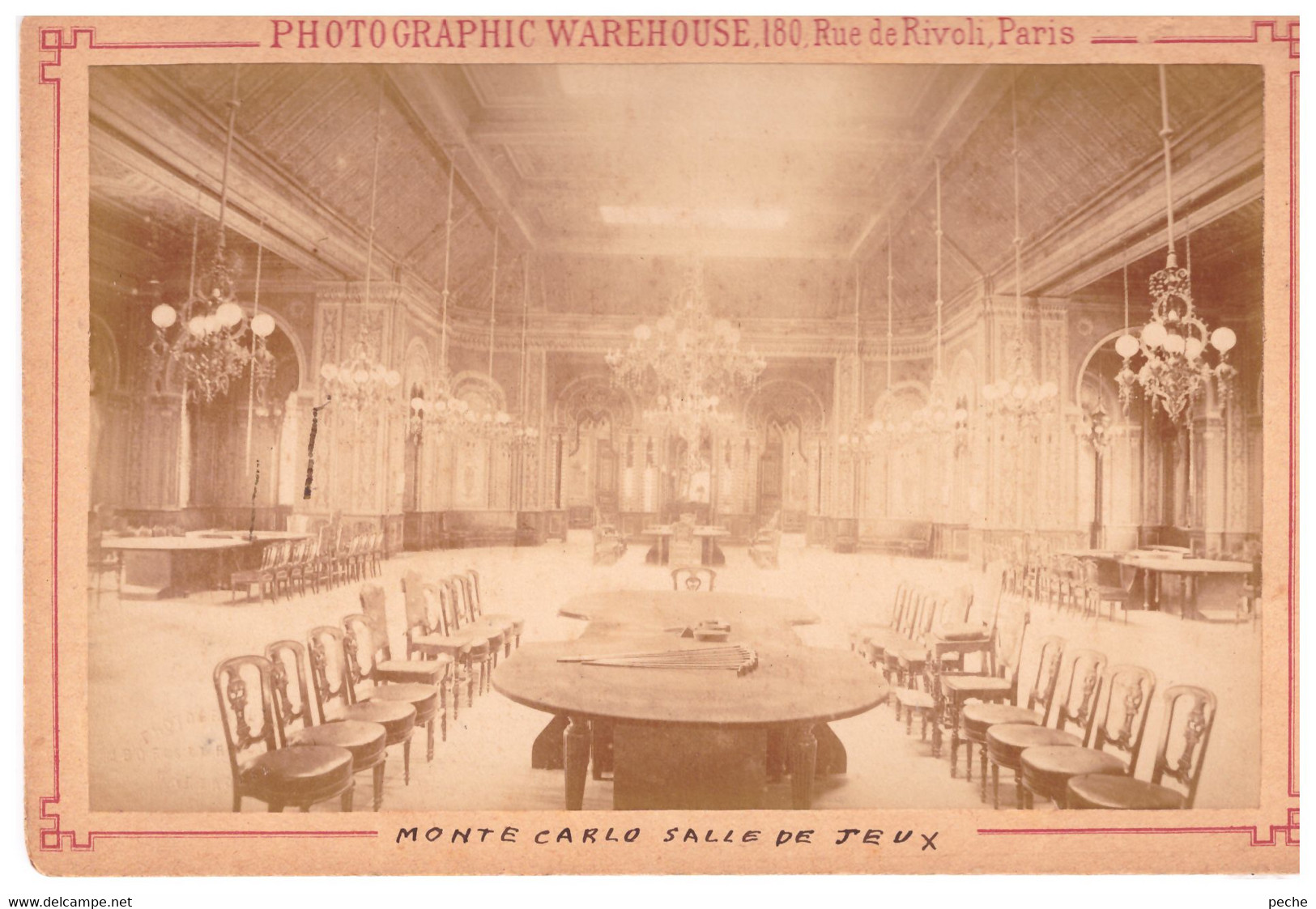 N°100924 -photographic Warehouse Monte Carlo -salle De Jeux- - Casinos