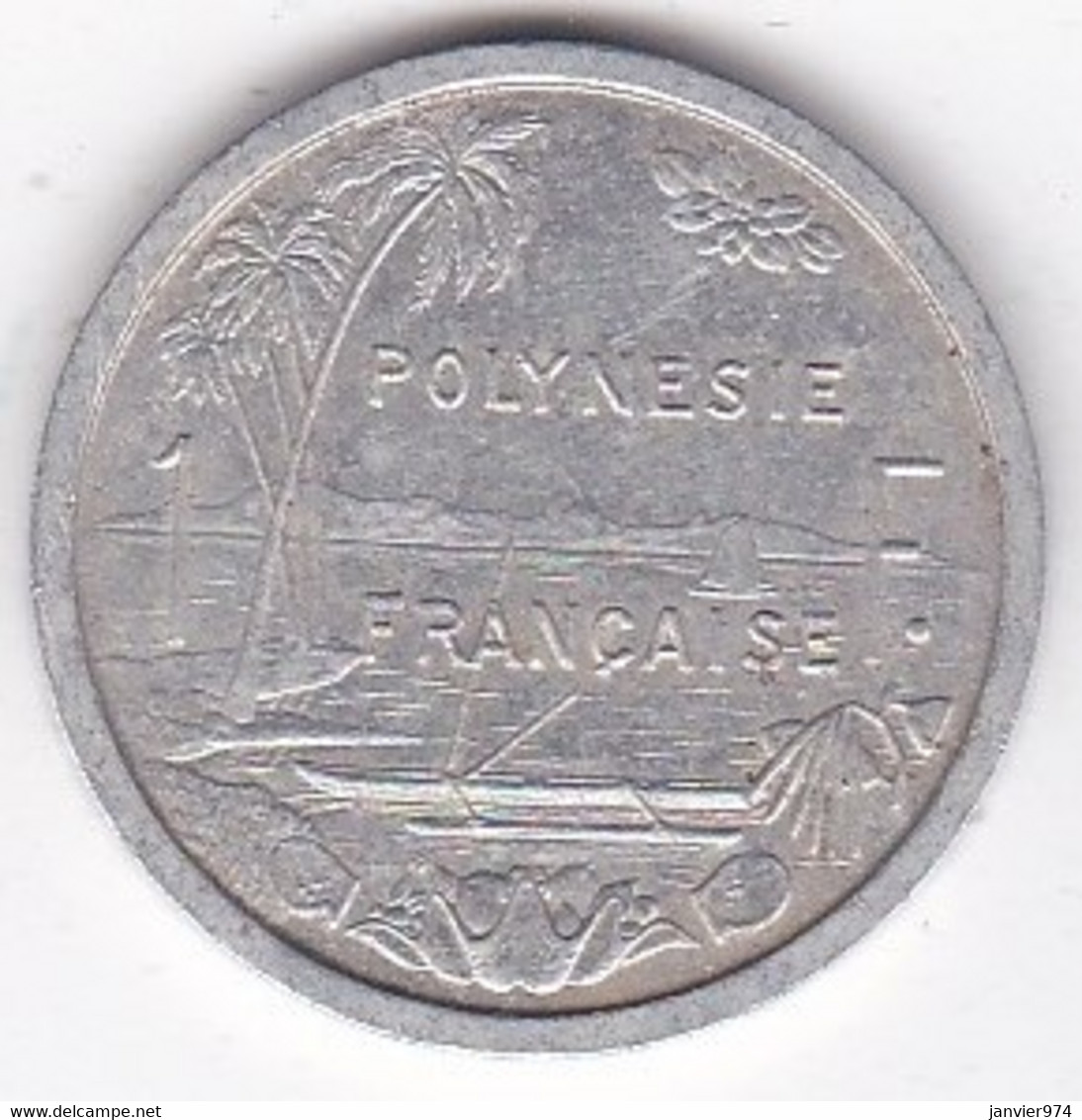 Polynésie Française . 1 Franc 1982, En Aluminium - Polinesia Francesa