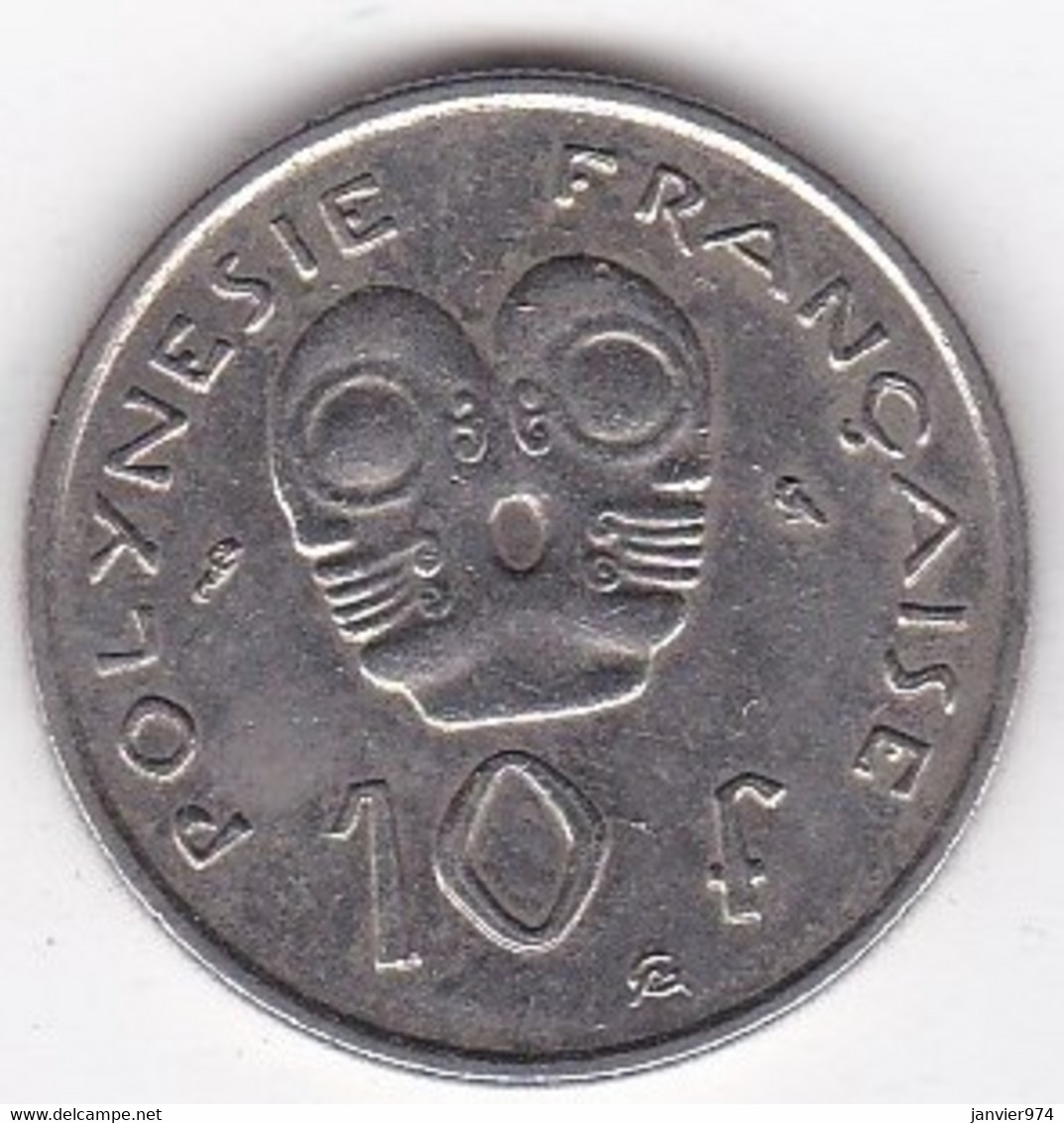 Polynésie Française. 10 Francs 1973 . En Nickel - Frans-Polynesië