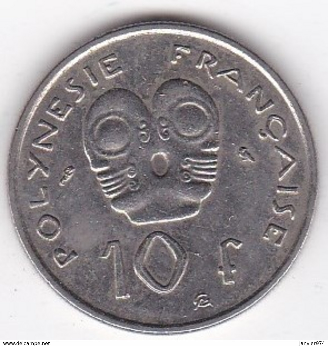 Polynésie Française. 10 Francs 1973 . En Nickel - French Polynesia