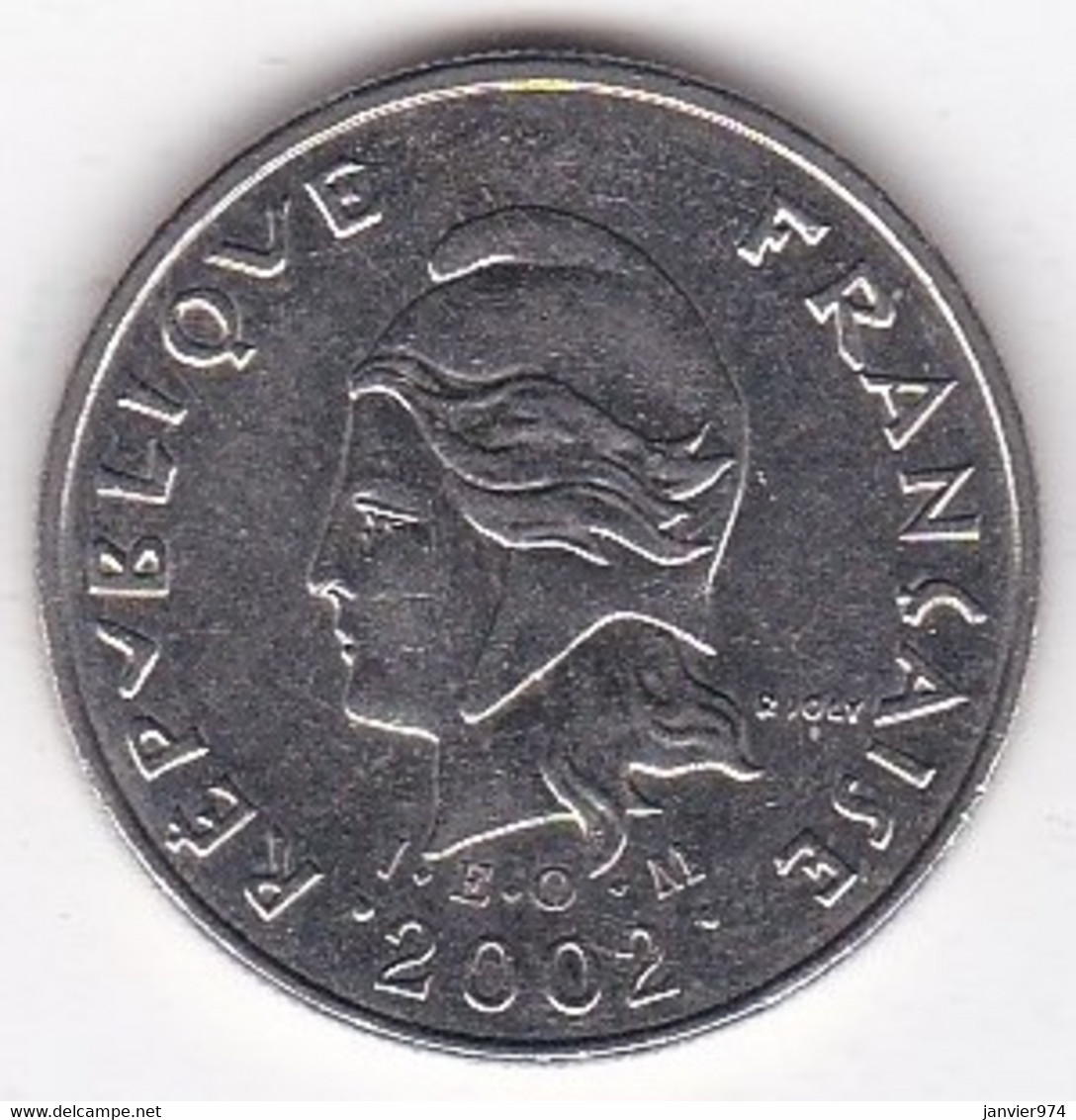 Polynésie Française. 10 Francs 2002 . En Nickel - Polynésie Française