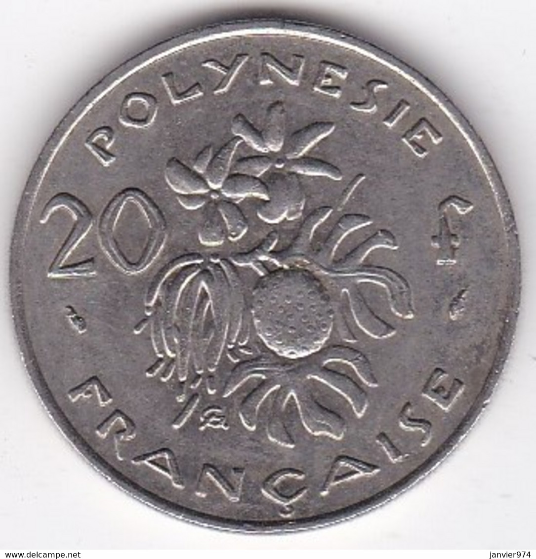 Polynésie Française. 20 Francs 1975. En Nickel - Frans-Polynesië