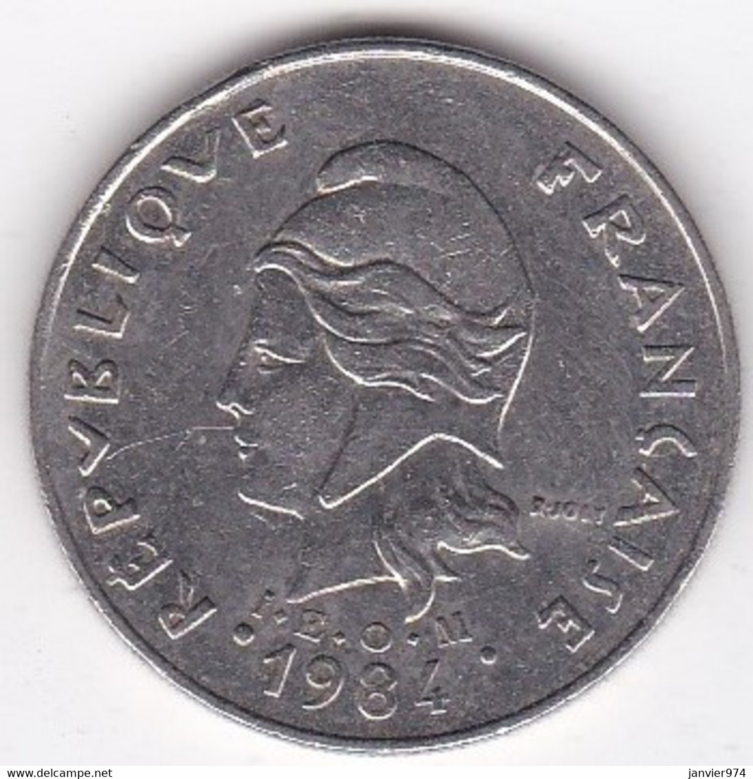 Polynésie Française. 20 Francs 1984  En Nickel - Polynésie Française