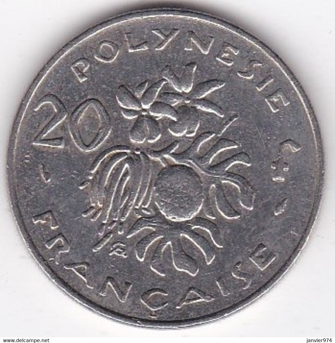 Polynésie Française. 20 Francs 1984  En Nickel - Französisch-Polynesien