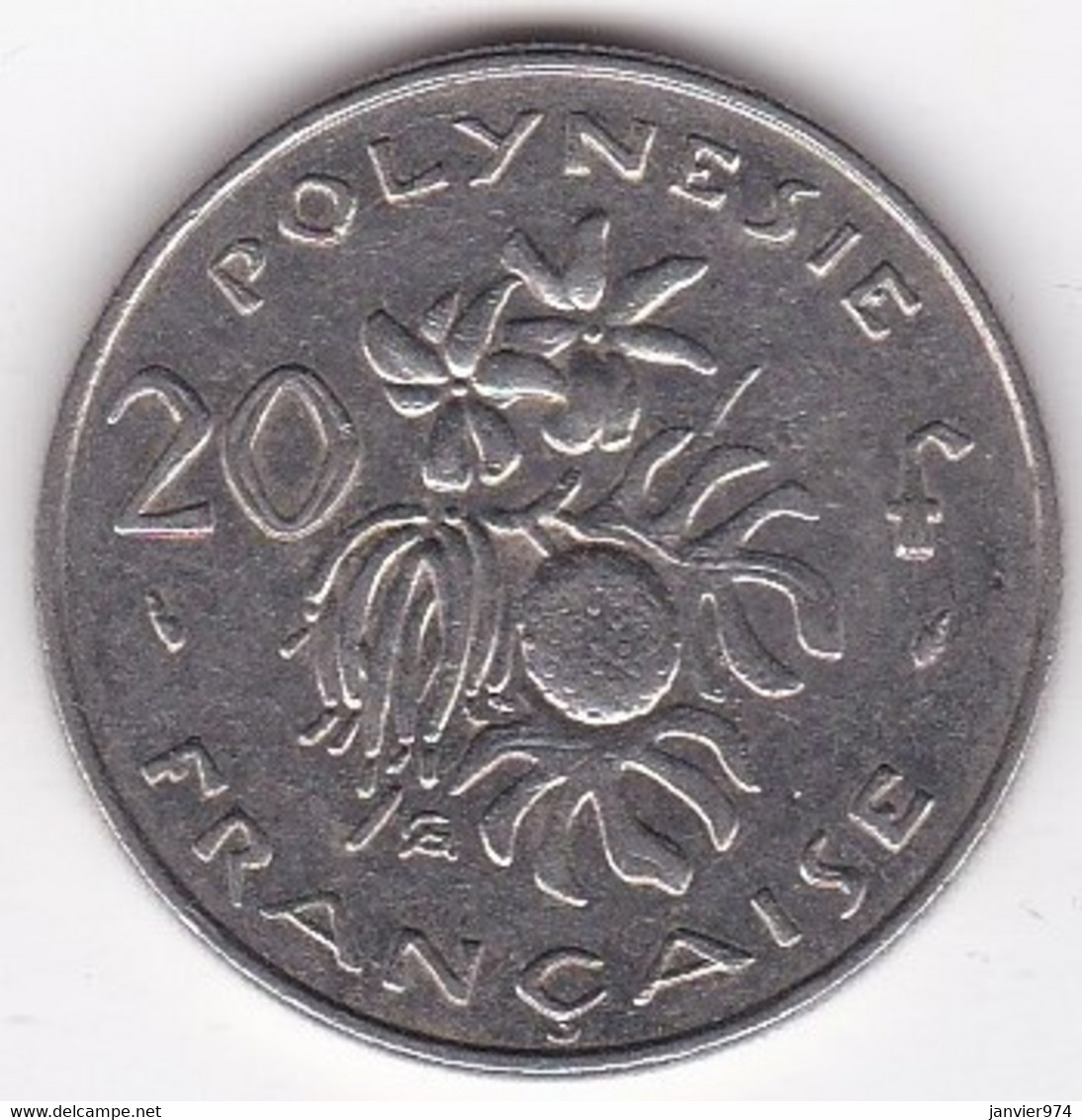 Polynésie Française. 20 Francs 1984  En Nickel - Polinesia Francesa