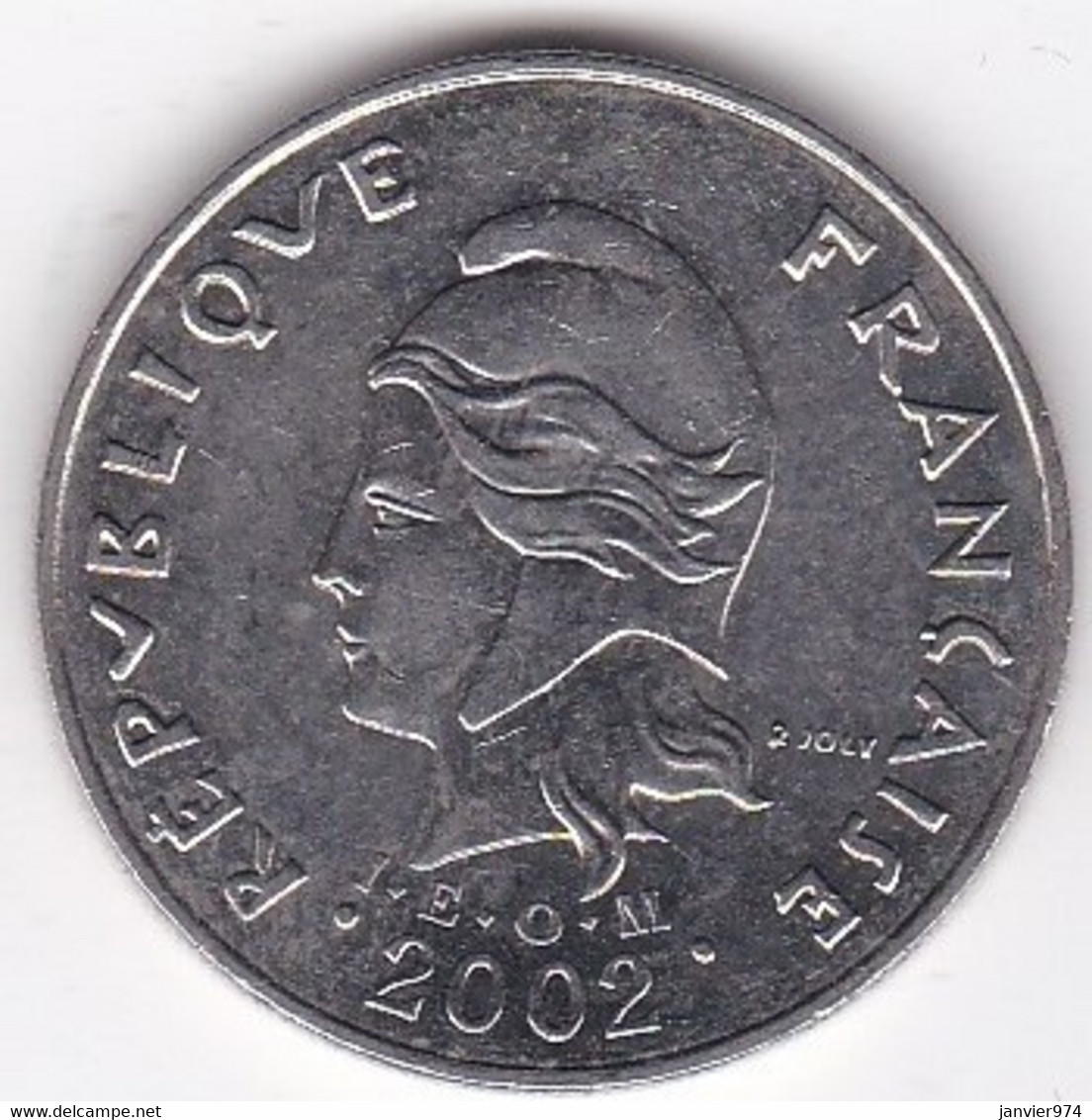 Polynésie Française. 20 Francs 2002  En Nickel - Polynésie Française