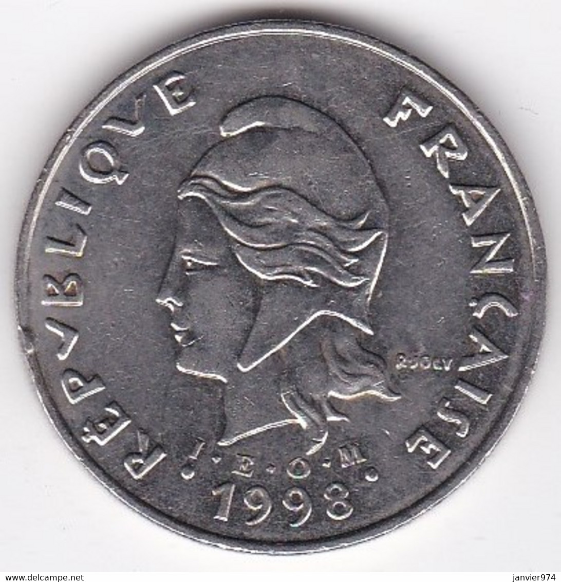 Polynésie Française. 50 Francs 1998 , En Nickel - Französisch-Polynesien