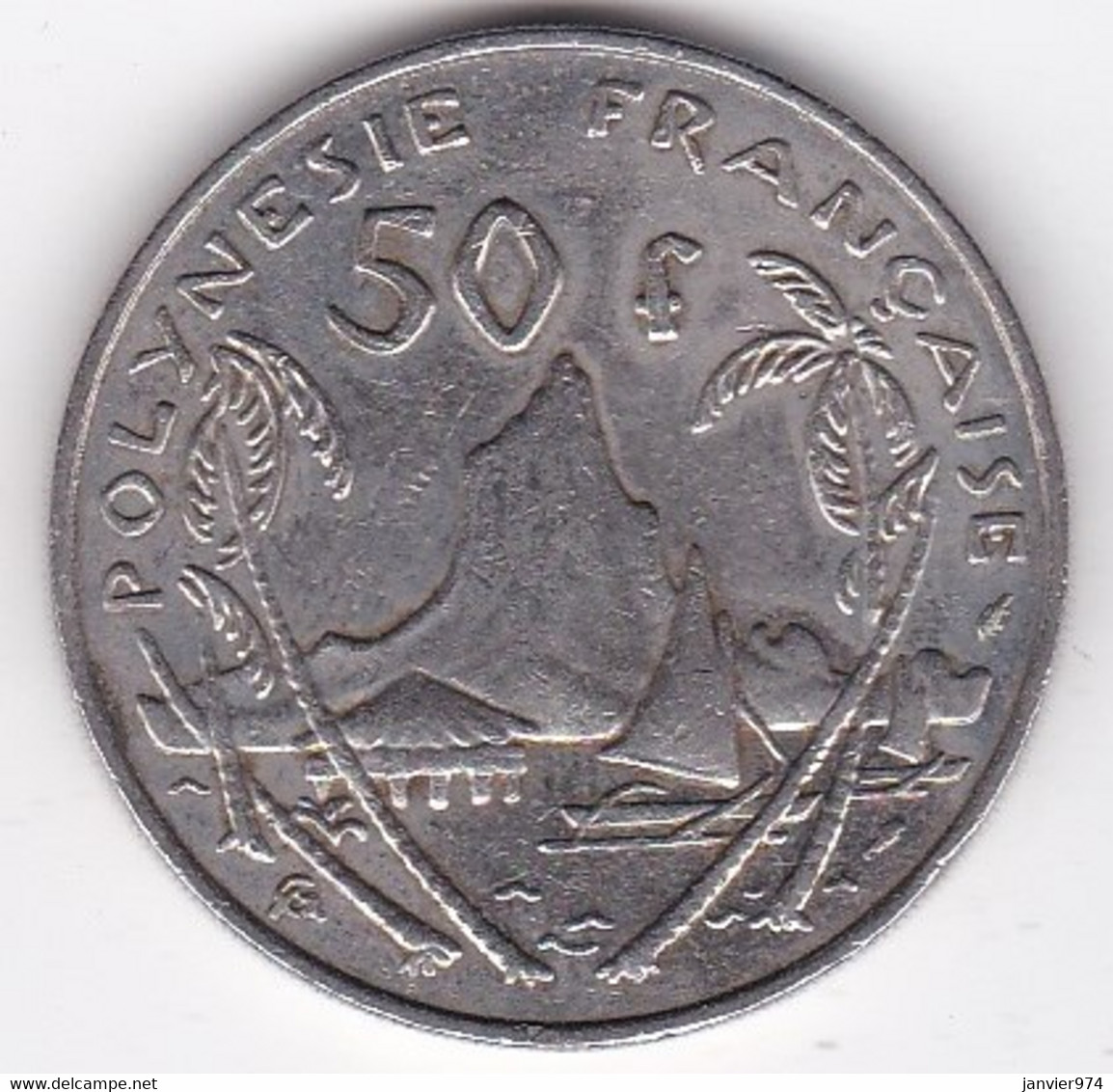 Polynésie Française. 50 Francs 1991 , En Nickel - French Polynesia