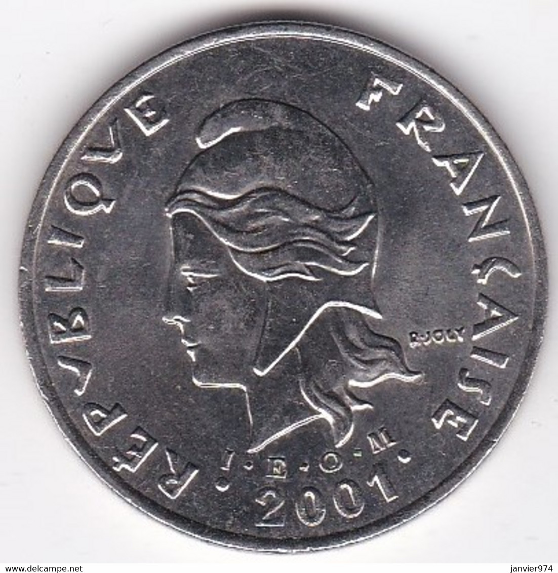 Polynésie Française. 50 Francs 2001 , En Nickel - French Polynesia