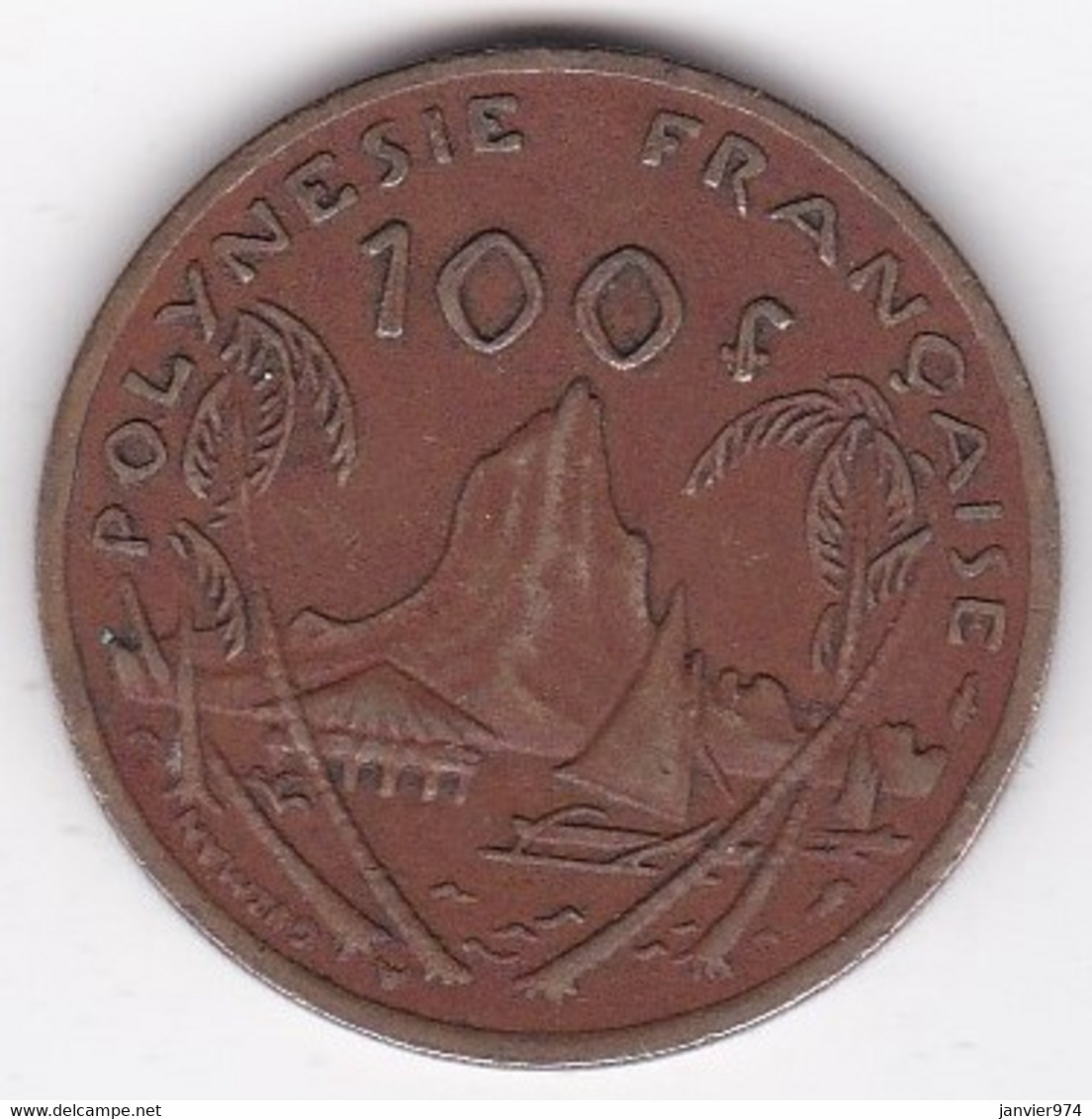 Polynésie Française . 100 Francs 1987, Cupro-nickel-aluminium - Polynésie Française