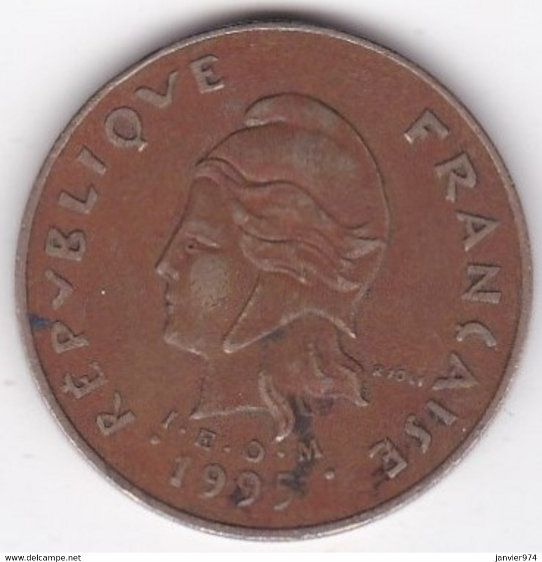 Polynésie Française . 100 Francs 1995, Cupro-nickel-aluminium - Polynésie Française