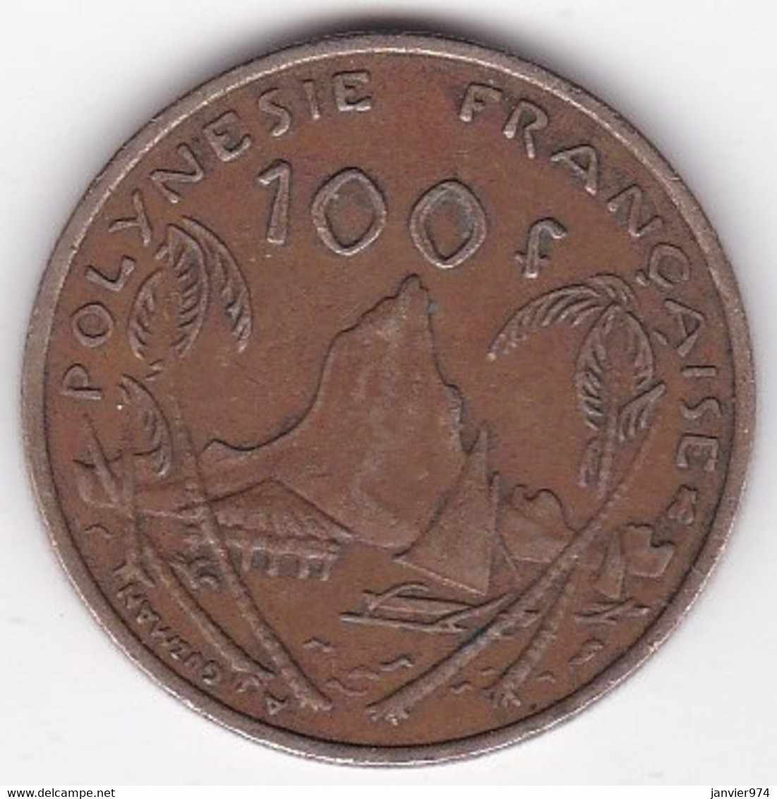 Polynésie Française . 100 Francs 1995, Cupro-nickel-aluminium - Französisch-Polynesien