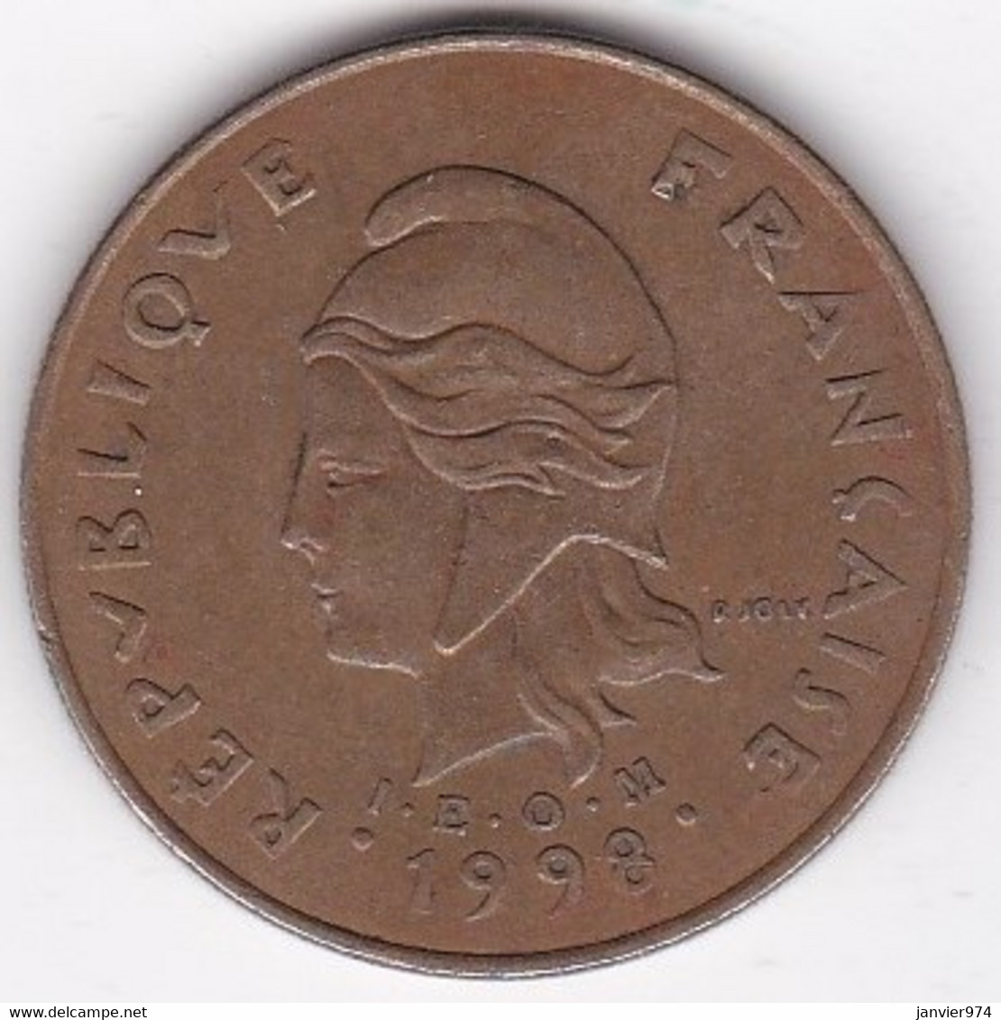 Polynésie Française . 100 Francs 1998, Cupro-nickel-aluminium - Polynésie Française