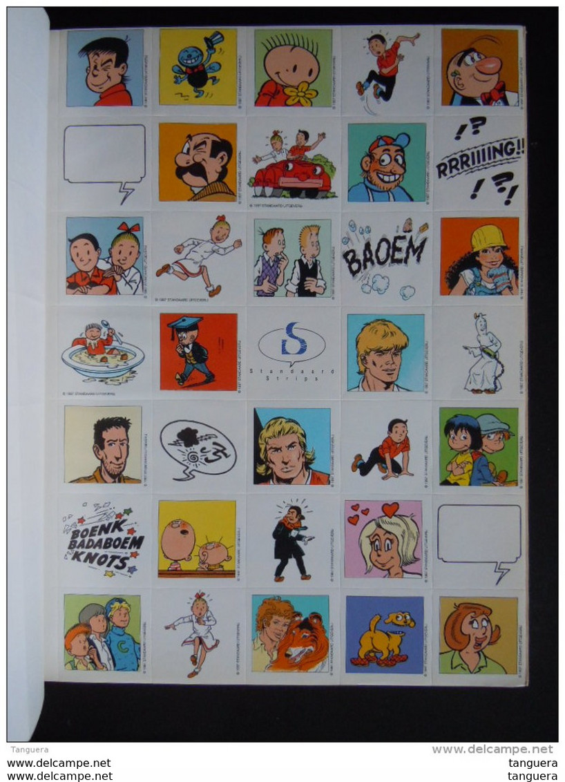 Suske En Wiske Familiestripboek 1997 Met 70 Stripstickers Verhalen Lambik Jerom Urbanus Kiekeboe Schanullek Biebel Sarah - Suske & Wiske