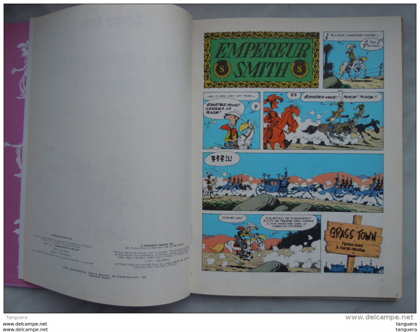 Lucky Luke L'Empéreur Smith 1er édition Dargaud Dépot Légal 2e Trim. 1976 ISBN 2-205-00906-0 Tres Bon état Hard Cover - Prime Copie
