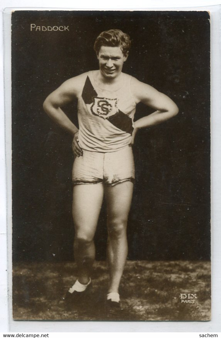 ATHLETISME PADDOCK  Champion Olympique 1920  Course 4 X 100 M   Edit Dix  Paris  D12 2022 - Atletica