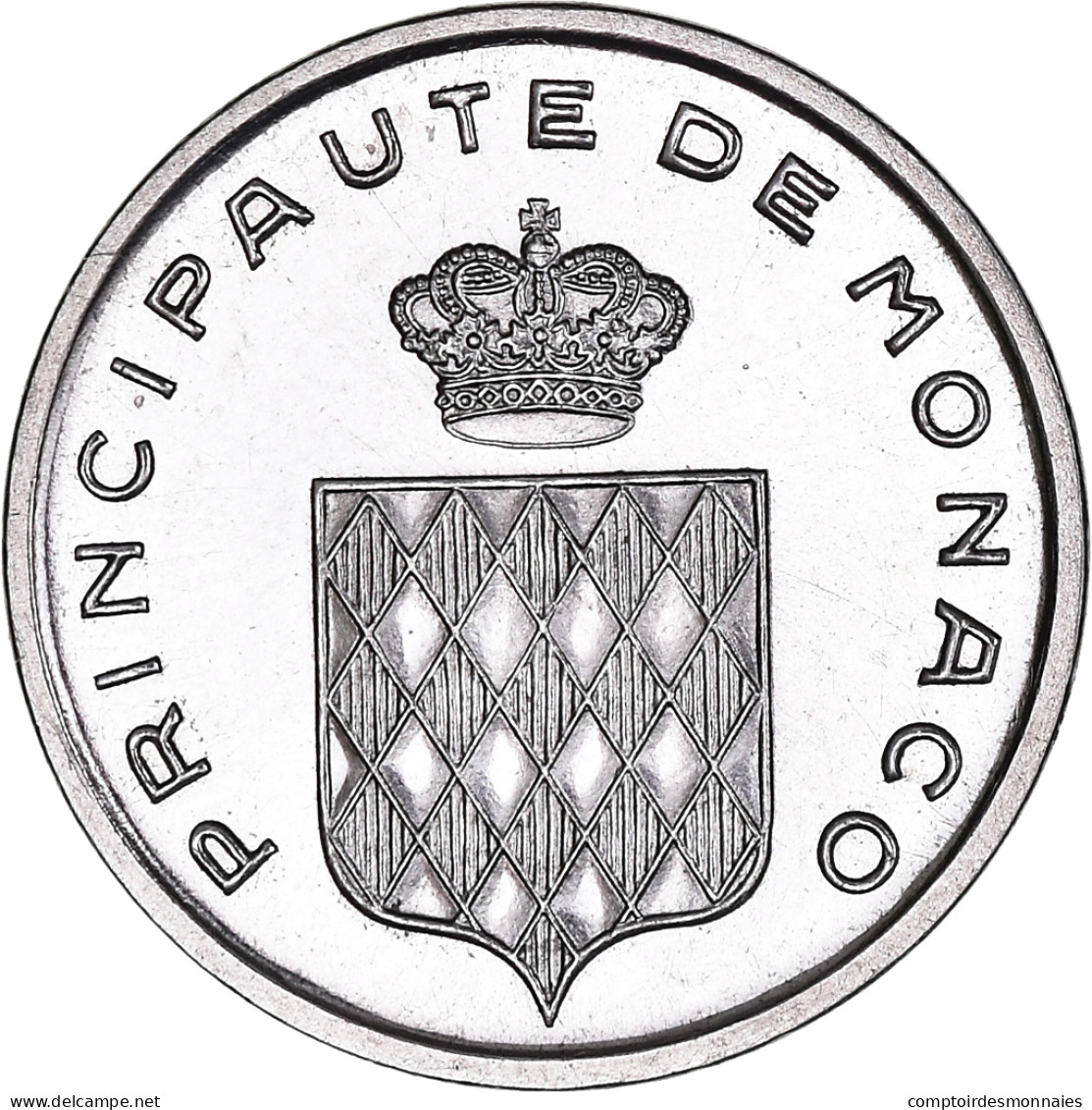 Monnaie, Monaco, Centime, 1976, ESSAI, SPL, Acier Inoxydable, Gadoury:MC144 - 1960-2001 Nouveaux Francs
