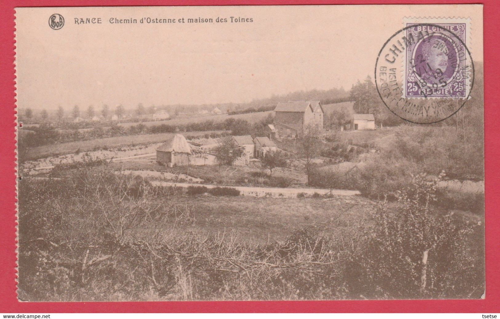 Rance - Chemin D'Ostenne Et Maison Des Toines  ( Voir Verso ) - Sivry-Rance