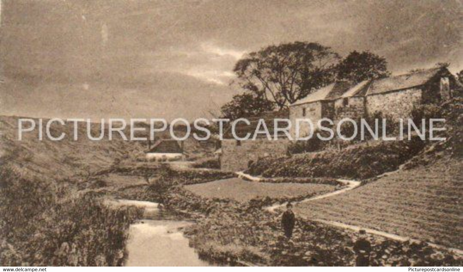 EVENING CRAIGMILL DEN CARNOUSTIE OLD B/W POSTCARD SCOTLAND - Angus