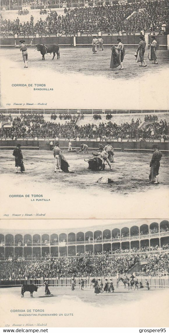 CORRIDA DE TOROS LAPUNTILLA + BANDERILLAS + MAZZANTINI....MADRID SAN SEBASTIAN ? - Stierkampf