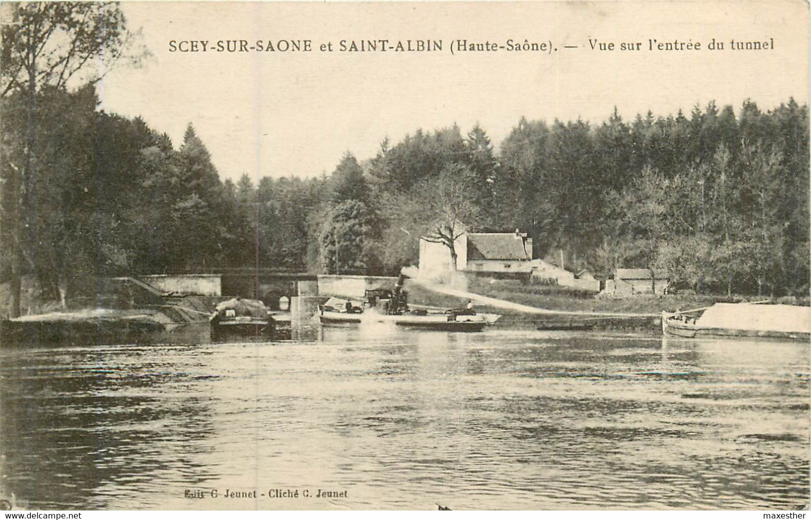 SCEY SUR SAONE ET SAINT ALBIN Vue Sur Le Tunnel - Scey-sur-Saône-et-Saint-Albin