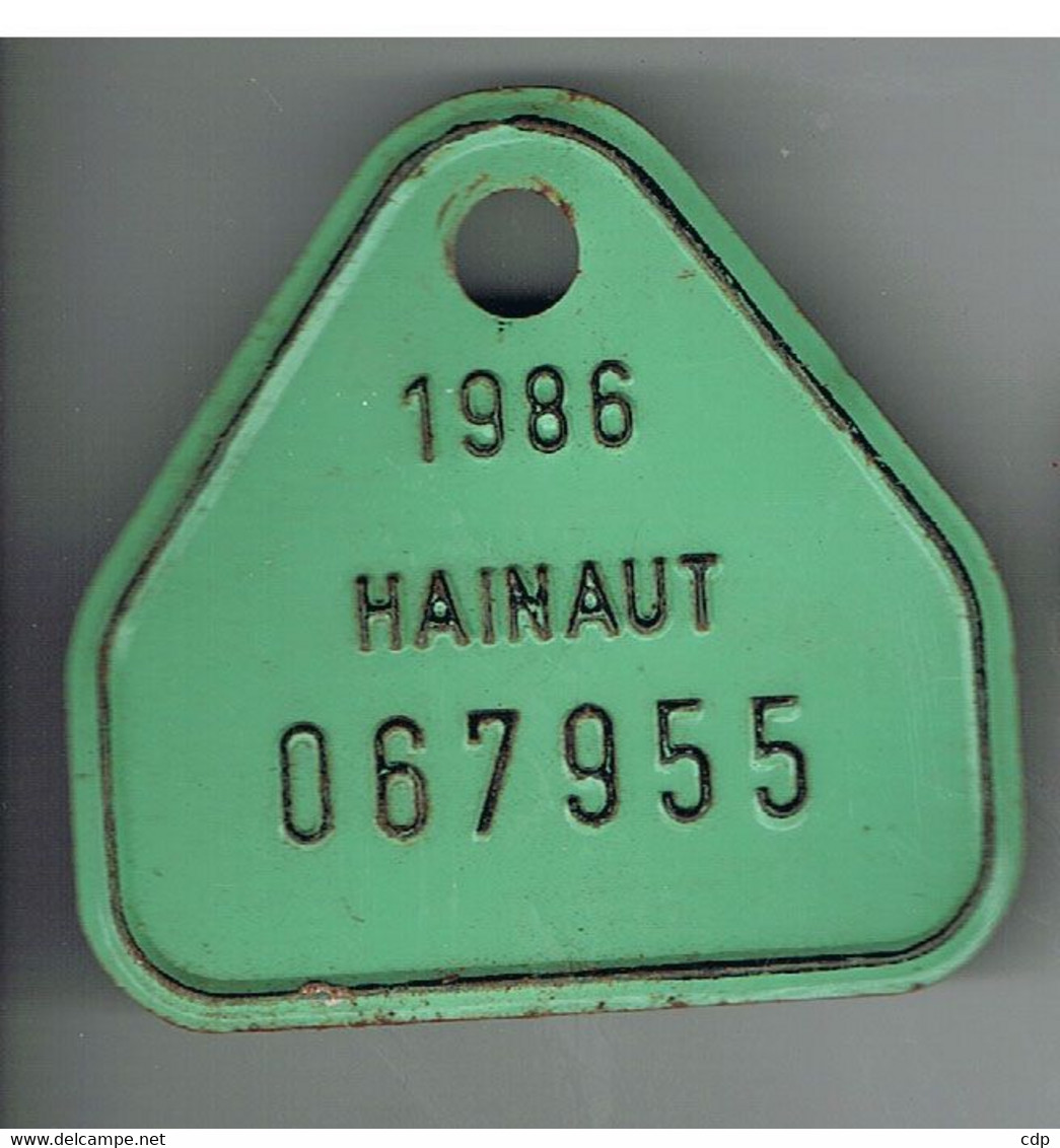 PLAQUE VELO  1986 - Kennzeichen & Nummernschilder