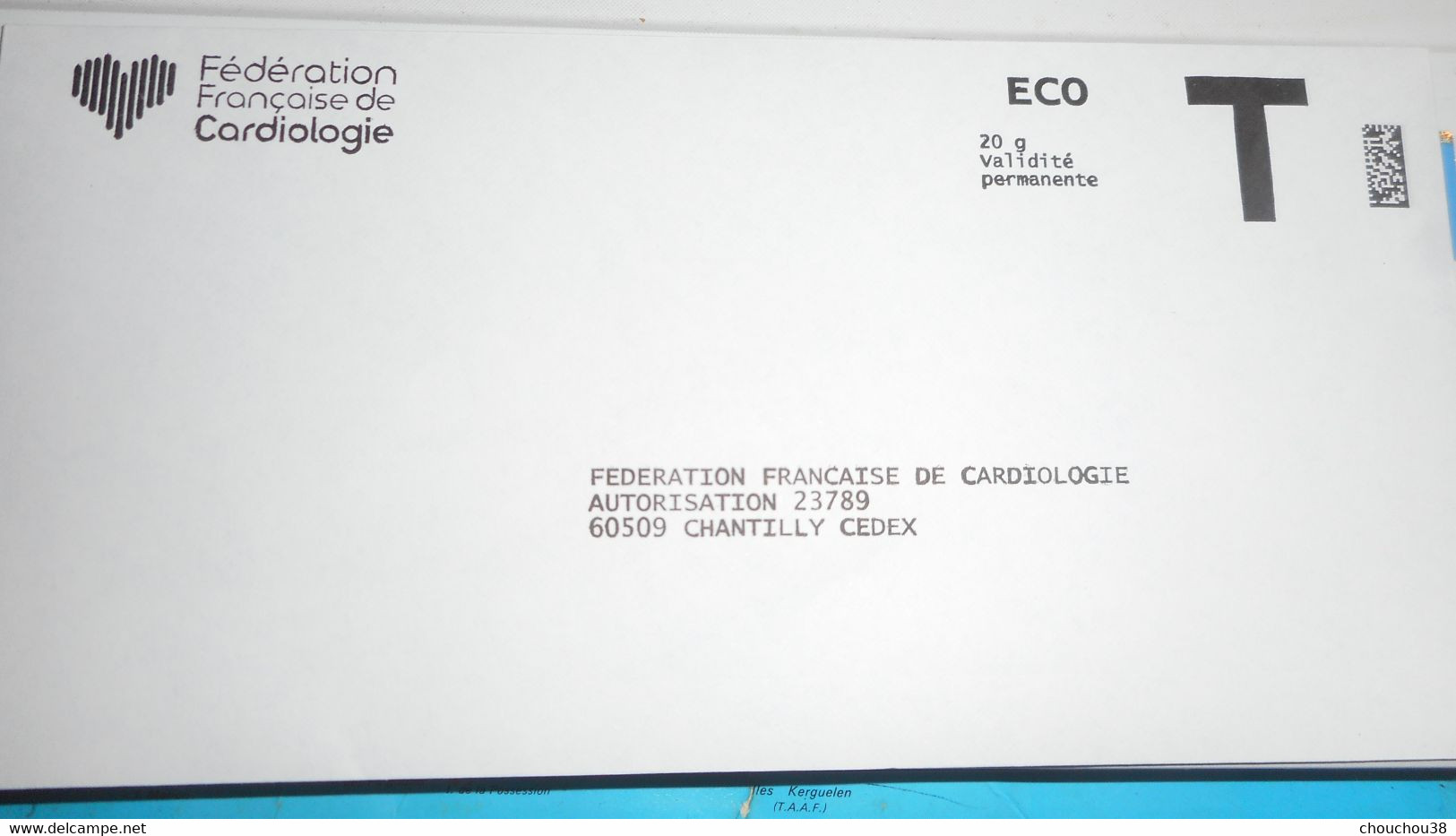 Enveloppe PAP - Eco - "FEDERATION FRANCAISE DE CARDIOLOGIE" - Listos A Ser Enviados: Respuesta
