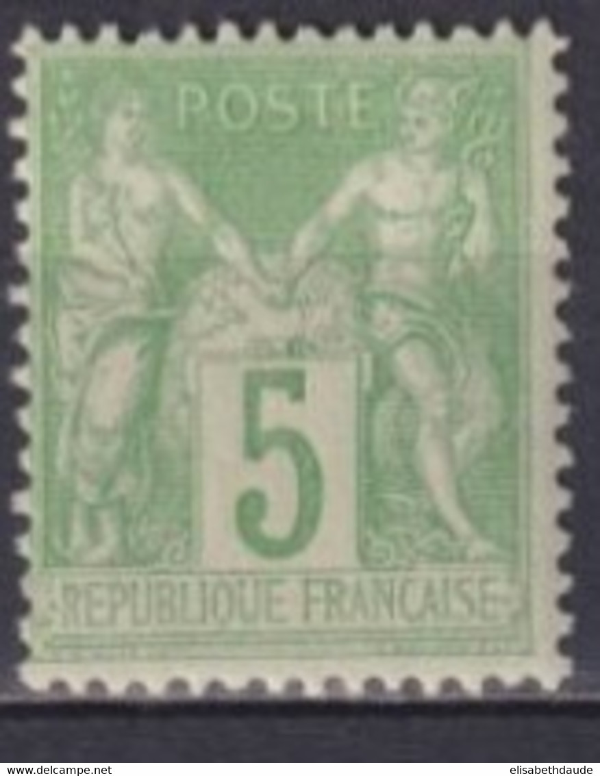 SAGE - YVERT N° 102 ** MNH - COTE = 67.5 EUR. - 1898-1900 Sage (Type III)