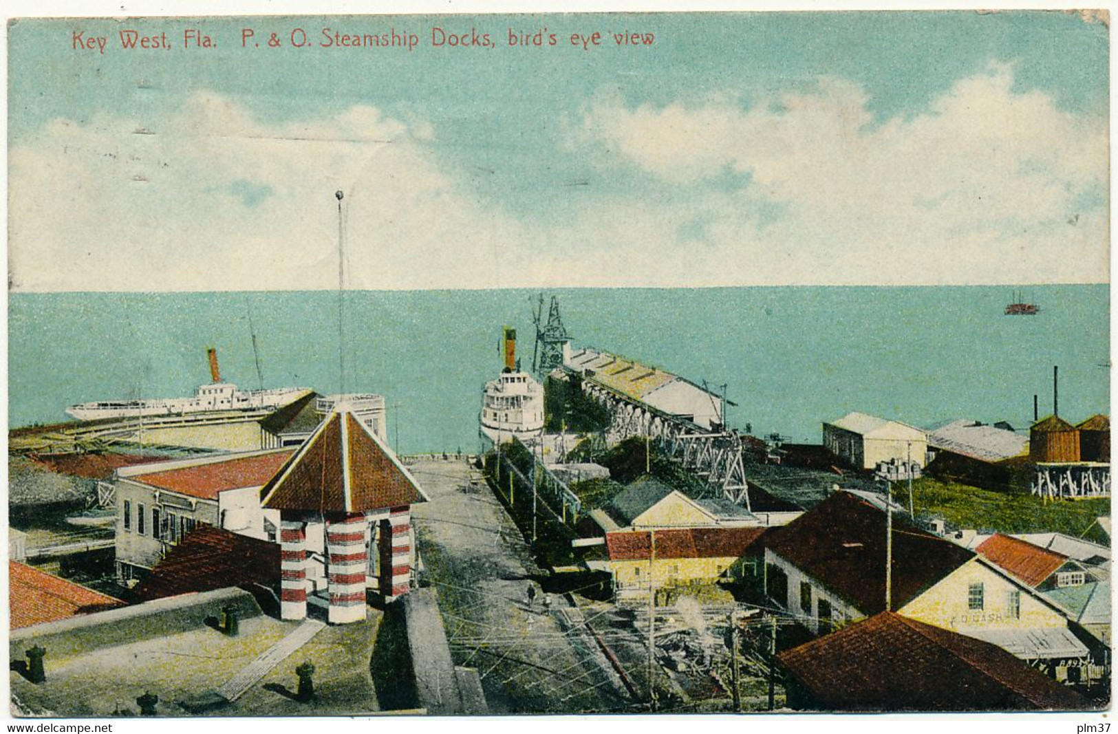 KEY WEST, FL - P & O  Steamship Docks - Key West & The Keys