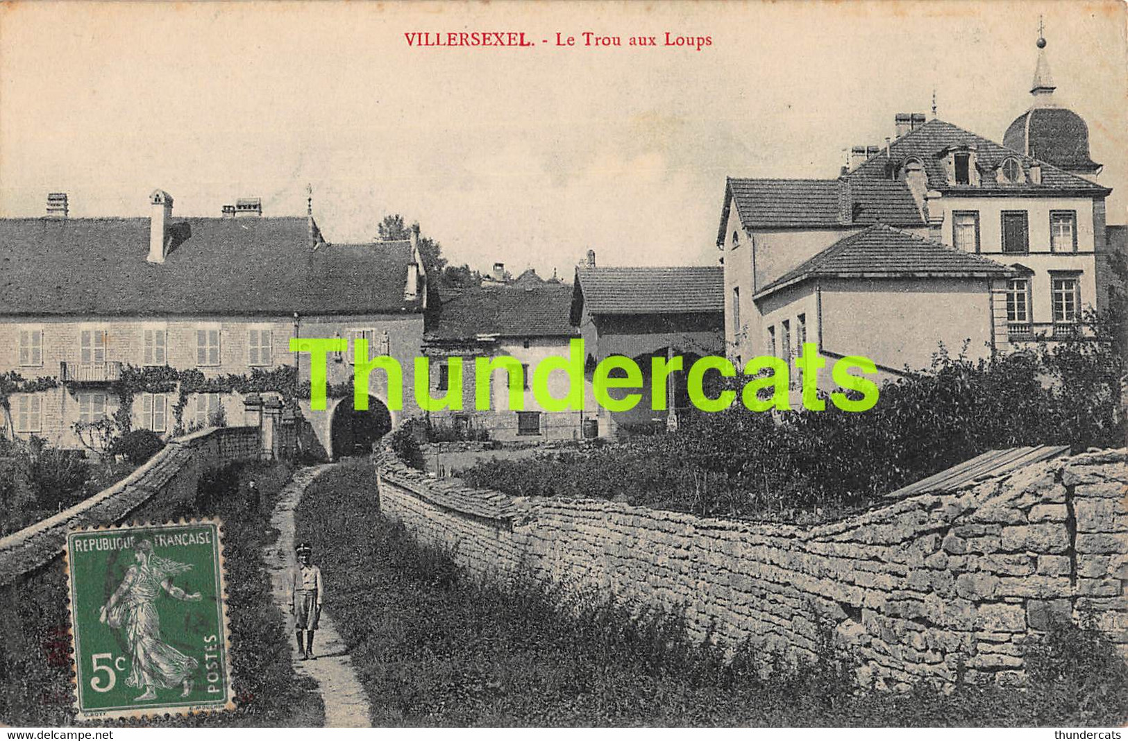 CPA 70 VILLERSEXEL LE TROU AUX LOUPS - Villersexel