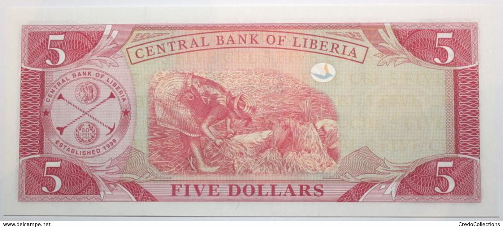 Liberia - 5 Dollars - 2003 - PICK 26a - NEUF - Liberia