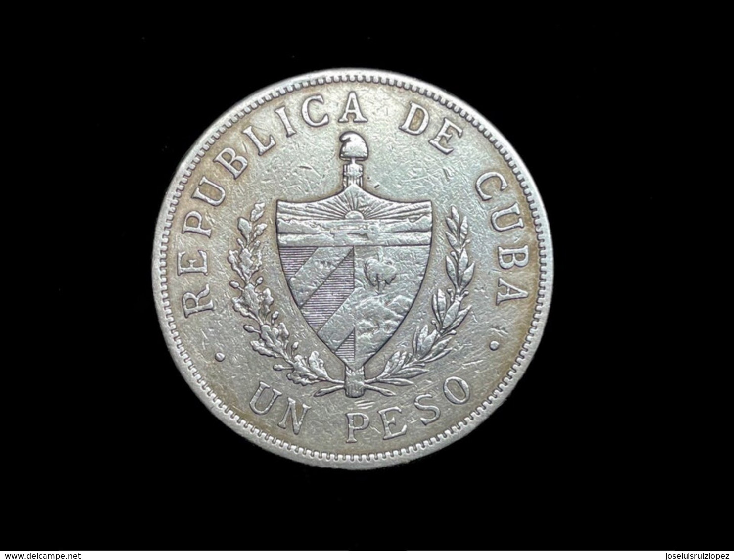 REPUBLICA CUBANA UN PESO PLATA 1916 - Otros – América