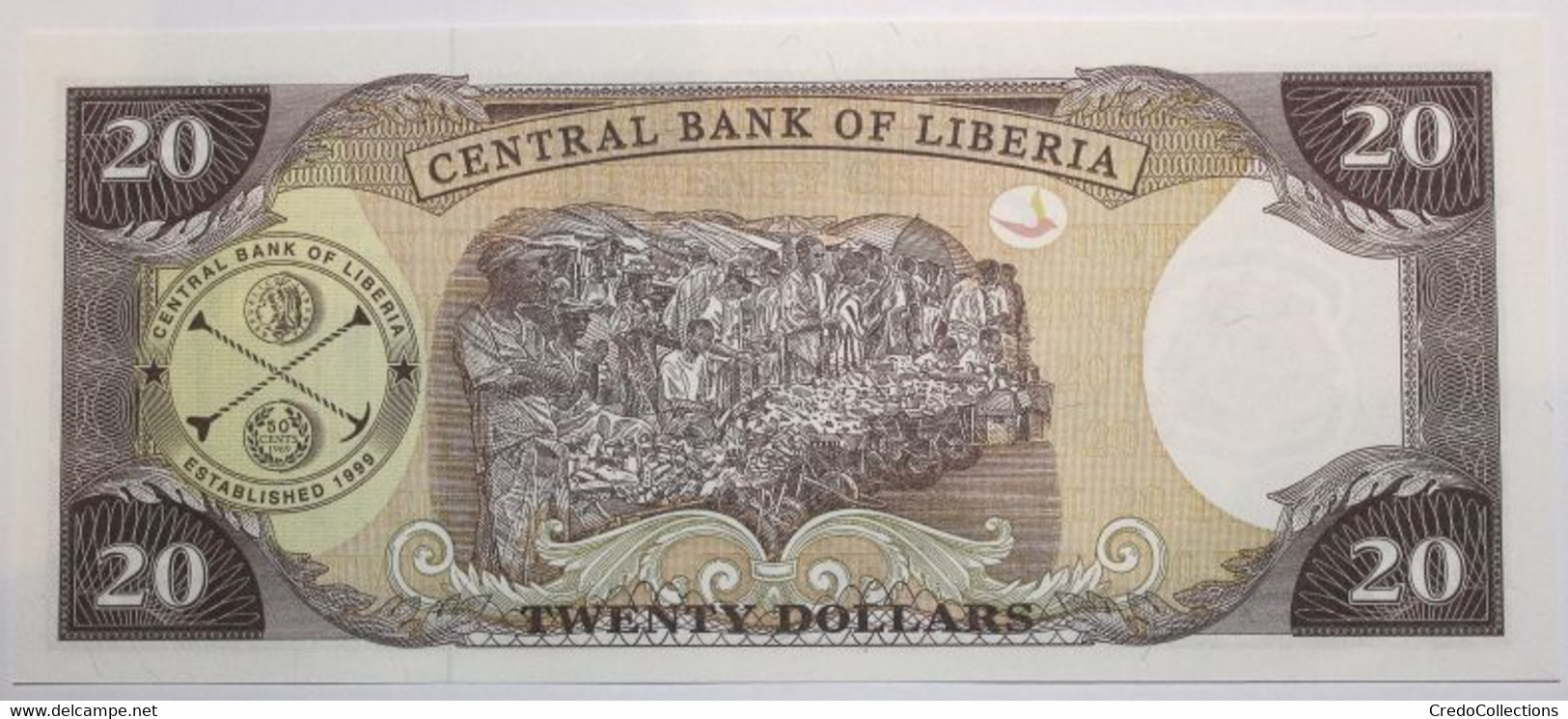 Liberia - 20 Dollars - 2003 - PICK 28a - NEUF - Liberia